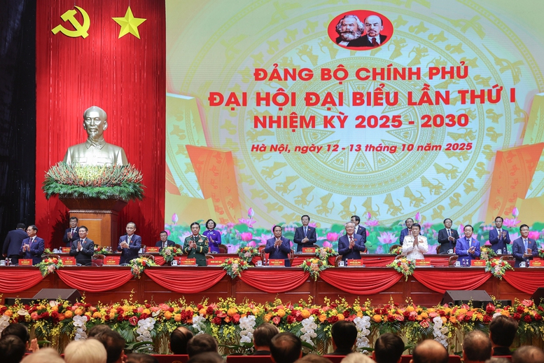 Khai mạc Đại hội đại biểu Đảng bộ Chính phủ lần thứ I- Ảnh 1.