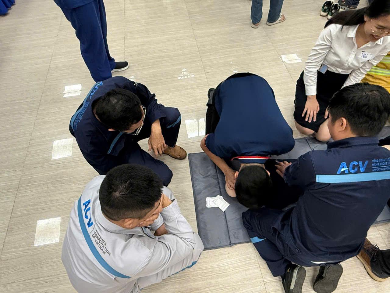 A group of people kneeling on the floorAI-generated content may be incorrect.