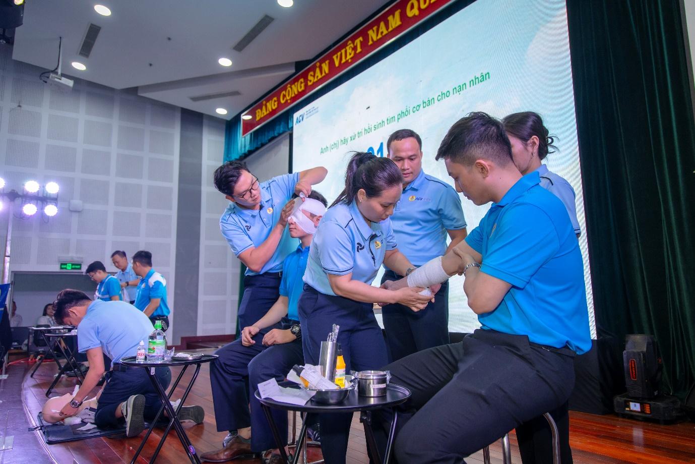 A group of people in blue shirtsAI-generated content may be incorrect.
