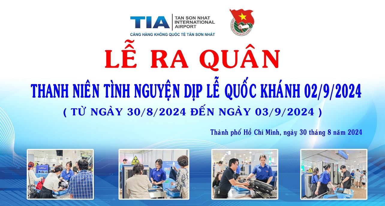 Tuổi trẻ Cảng HKQT Tân Sơn Nhất ra quân Thanh niên tình nguyện dịp lễ Quốc khánh (02/9/2024).|LOCAL_PATH:crawled_data/images/featured_18db69b1ba2e.jpg