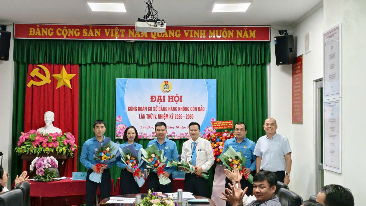 ĐẠI HỘI CÔNG ĐOÀN CƠ SỞ CẢNG HÀNG KHÔNG CÔN ĐẢO LẦN THỨ IV, NHIỆM KỲ 2025-2030|LOCAL_PATH:crawled_data/images/featured_1d9bfabad439.jpg