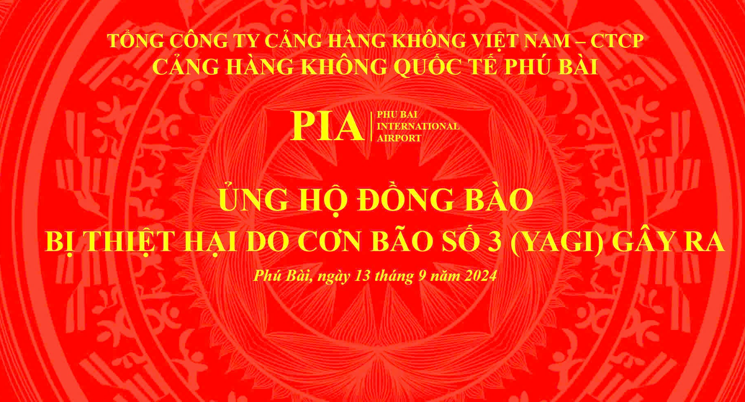 CẢNG HÀNG KHÔNG QUỐC TẾ PHÚ BÀI PHÁT ĐỘNG ỦNG HỘ ĐỒNG BÀO BỊ THIỆT HẠI DO CƠN BÃO SỐ 3 (YAGI) GÂY RA|LOCAL_PATH:crawled_data/images/featured_21f894f6f807.png