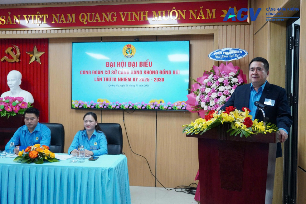 ĐIỂM TIN HOẠT ĐỘNG CỦA Đ/C LÊ KHẢ TRƯỜNG – CHỦ TỊCH CÔNG ĐOÀN TỔNG CÔNG TY CẢNG HÀNG KHÔNG VIỆT NAM LÀM VIỆC TẠI CẢNG HÀNG KHÔNG ĐỒNG HỚI