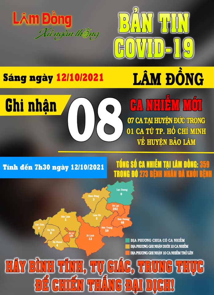 Bản tin COVID-19 Lâm Đồng ngày 12/10|LOCAL_PATH:crawled_data/images/featured_3e6cfb5e4a5d.jpg