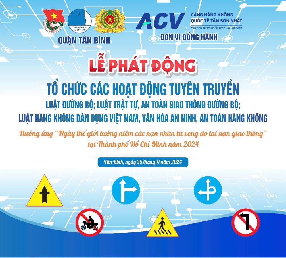 ĐTN Cảng HKQT Tân Sơn Nhất phối hợp với Quận đoàn Tân Bình phát động tuyên truyền về Luật hàng không dân dụng Việt Nam và Luật giao thông đường bộ năm 2024.|LOCAL_PATH:crawled_data/images/featured_42645c2c6332.jpg