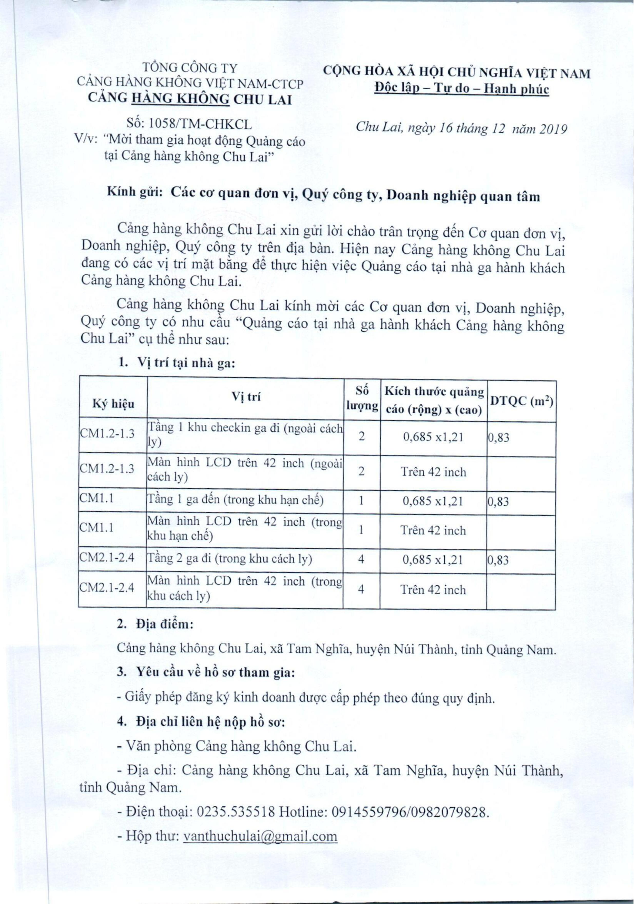 Mời tham gia hoạt động Quảng cáo tại Cảng hàng không Chu Lai|LOCAL_PATH:crawled_data/images/featured_47b909a53659.jpg