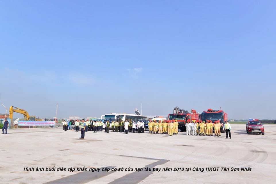 Cảng HKQT Tân Sơn Nhất tổ chức diễn tập khẩn nguy cấp cơ sở với tình huống cứu nạn tàu bay năm 2018|LOCAL_PATH:crawled_data/images/featured_60bf2ddf3269.jpg