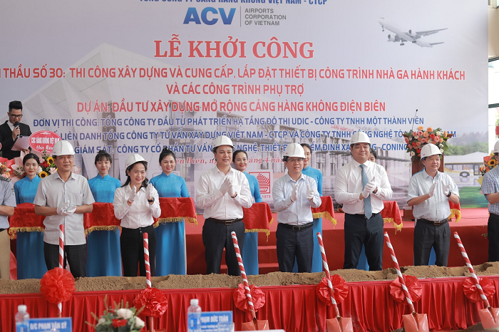 Khởi công Gói thầu số 30 “Thi công xây dựng và cung cấp, lắp đặt thiết bị Nhà ga hành khách và các công trình phụ trợ” thuộc dự án “Đầu tư xây dựng mở rộng Cảng hàng không Điện Biên”|LOCAL_PATH:crawled_data/images/featured_66bee7d16185.png