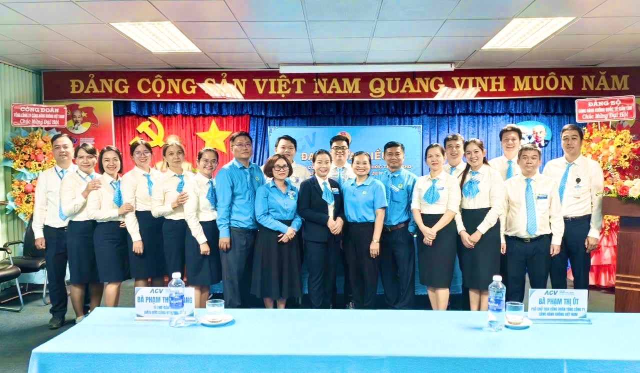 Công đoàn cơ sở Cảng hàng không quốc tế Cần Thơ tổ chức Đại hội  Đại biểu CĐCS Cảng HKQT Cần Thơ lần thứ IV, nhiệm kỳ 2025-2030|LOCAL_PATH:crawled_data/images/featured_6a95522d71e8.jpg