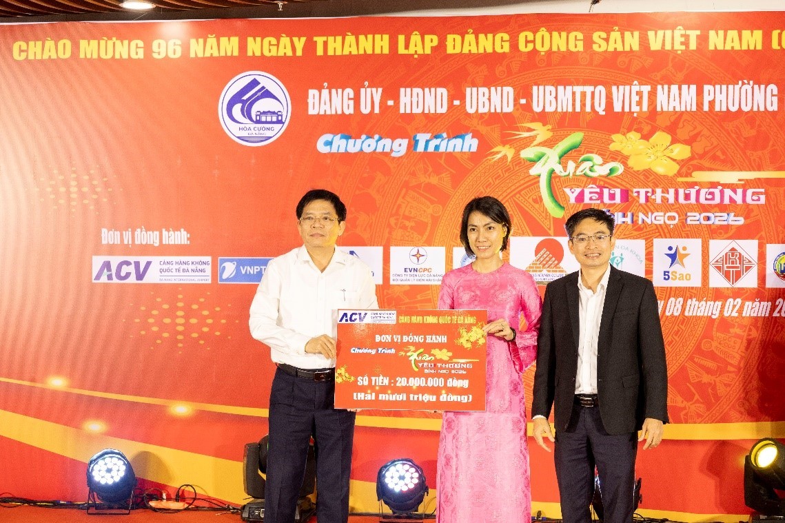 Ấm áp nghĩa tình Xuân Bính Ngọ 2026 qua chuỗi hoạt động “Xuân yêu thương” tại Cảng HKQT Đà Nẵng|LOCAL_PATH:crawled_data/images/featured_71698c507a5e.jpg