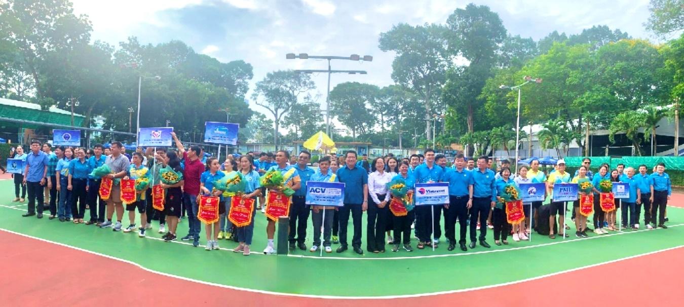 Các đơn vị trong Cụm Văn hoá thể thao số 4 sôi nổi khí thế tham gia Hội thao Chào mừng Đại hội XI Công Đoàn GTVT Việt Nam, NK 2023-2028|LOCAL_PATH:crawled_data/images/featured_747baabbd44b.jpg