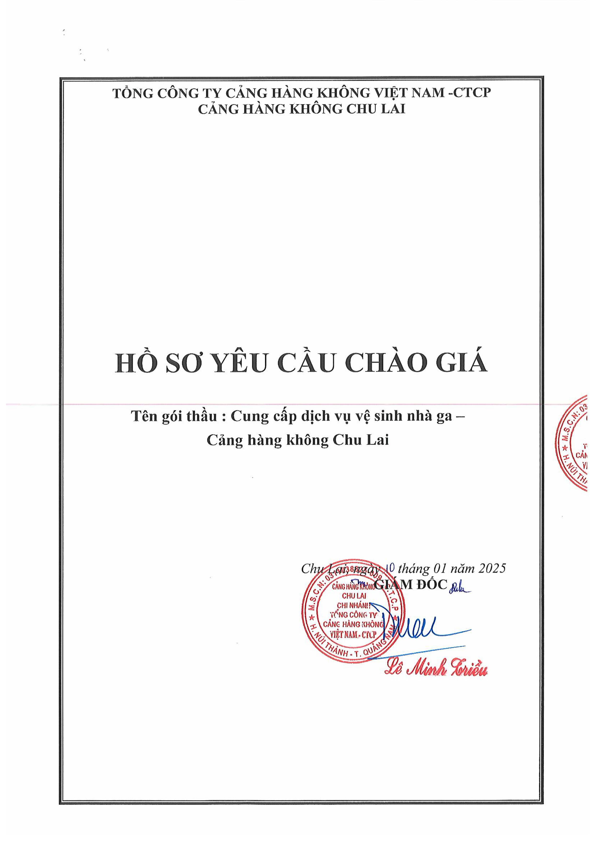 HỒ SƠ YÊU CẦU CHÀO GIÁ: GÓI CUNG CẤP DỊCH VỤ VỆ SINH NHÀ GA - CẢNG HÀNG KHÔNG CHU LAI|LOCAL_PATH:crawled_data/images/featured_91fe3b20d83d.jpg