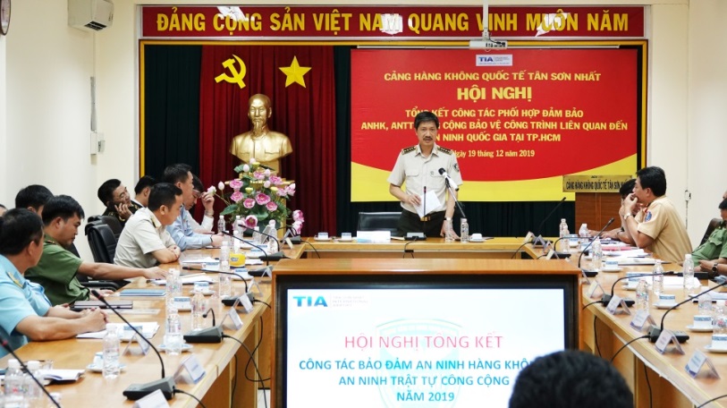 Cảng HKQT Tân Sơn Nhất: Hội nghị tổng kết công tác phối hợp bảo đảm an ninh hàng không, an ninh trật tự và bảo vệ công trình quan trọng liên quan đến an ninh quốc gia|LOCAL_PATH:crawled_data/images/featured_925764160f4d.jpg