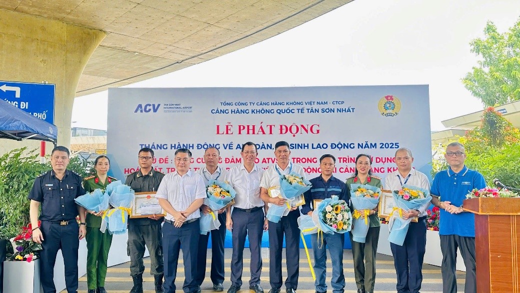 Cảng HKQT Tân Sơn Nhất phát động tháng hành động về An toàn, vệ sinh lao động năm 2025|LOCAL_PATH:crawled_data/images/featured_967e3f9780be.jpg