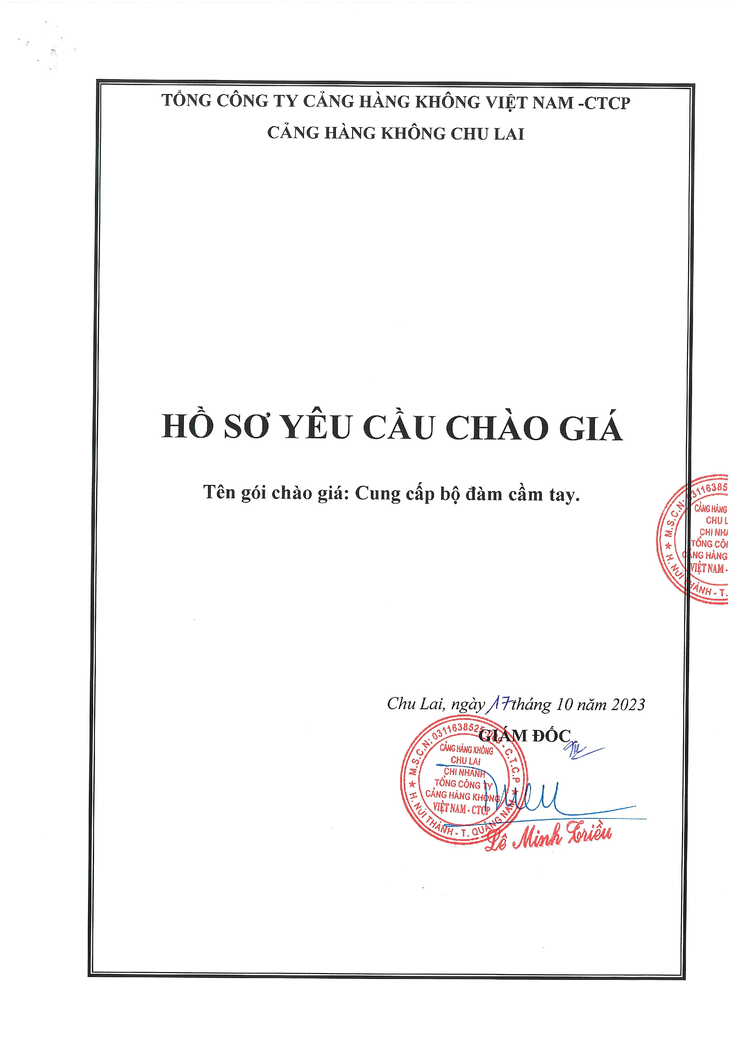 Cảng hàng không Chu Lai - Thông báo mời chào giá: Cung cấp bộ đàm cầm tay.|LOCAL_PATH:crawled_data/images/featured_ac9141c10522.png