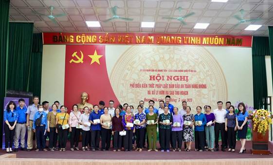 Cảng HKQT Nội Bài tuyên truyền văn hóa đảm bảo an toàn hàng không tại các xã lân cận sân bay|LOCAL_PATH:crawled_data/images/featured_afdd193ec2b6.jpg