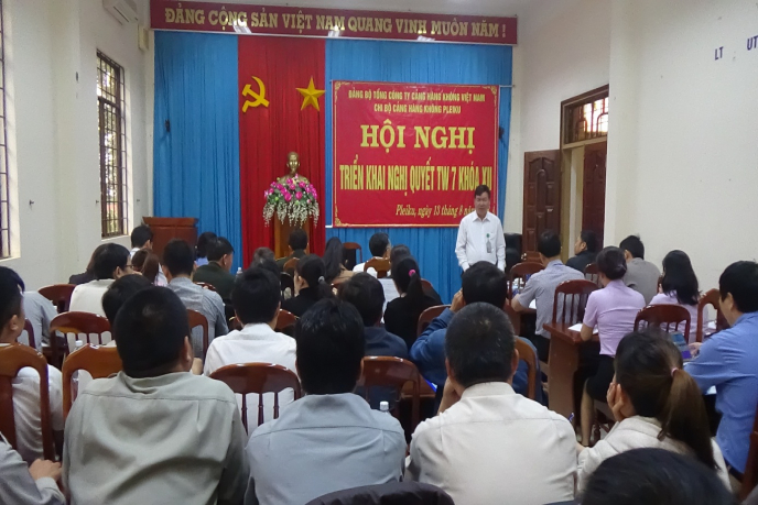 Chi bộ Cảng hàng không Pleiku tổ chức Quán triệt, triển khai thực hiện Nghị quyết Trung ương 7 khóa XII tới cán bộ, đảng viên của Cảng hàng không Pleiku|LOCAL_PATH:crawled_data/images/featured_bf5eefb721ef.jpg