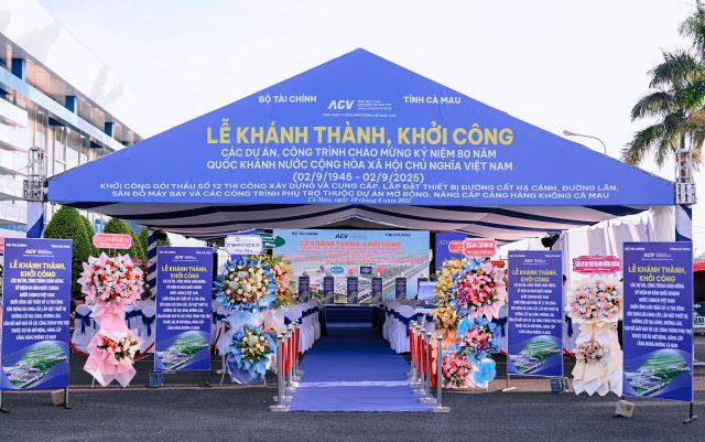 LỄ KHỞI CÔNG GÓI THẤU SỐ 12 - DỰ ÁN NÂNG CẤP,  MỞ RỘNG CẢNG HÀNG KHÔNG CÀ MAU|LOCAL_PATH:crawled_data/images/featured_ca690152097b.jpg