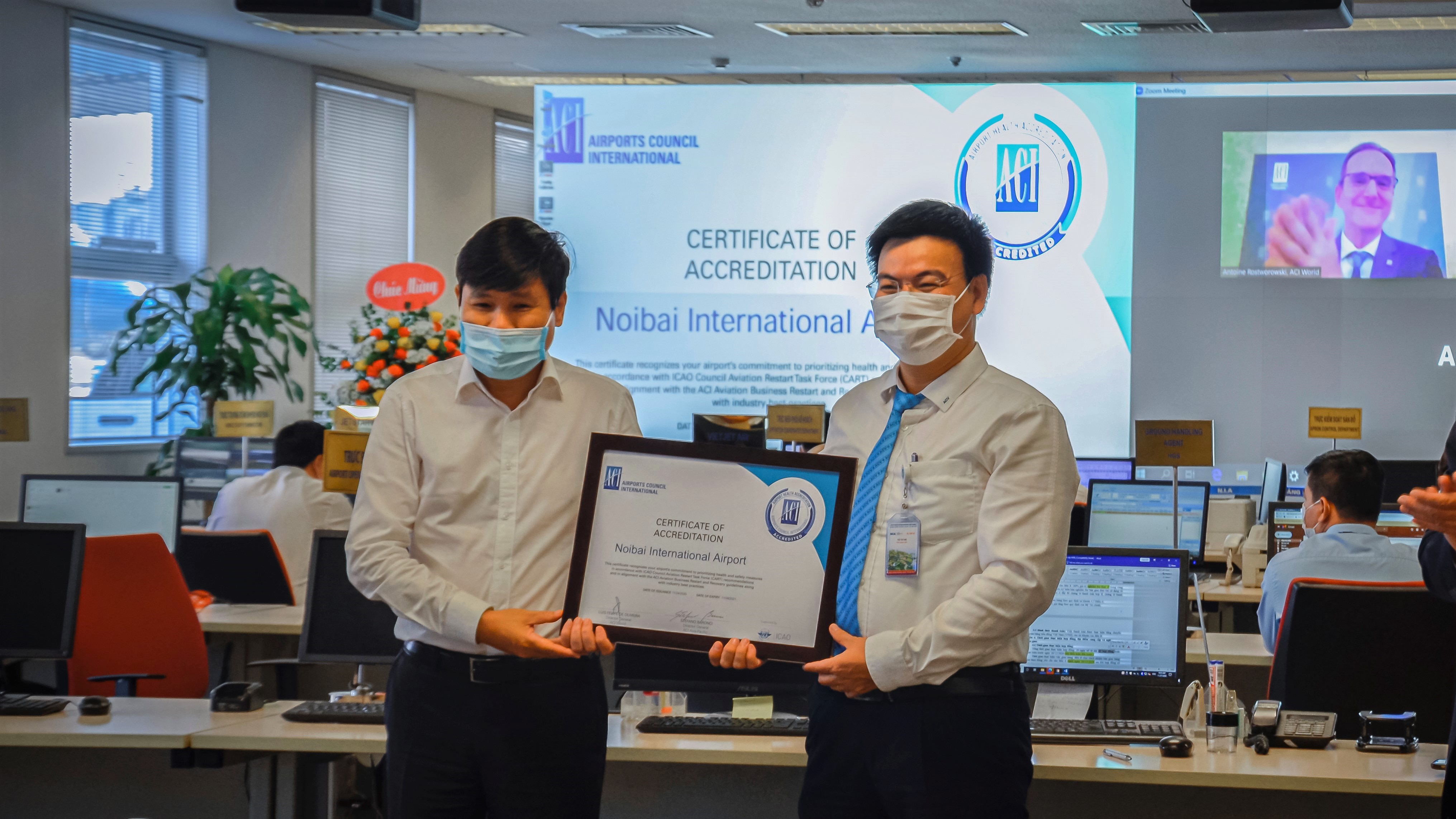 Cảng HKQT Nội Bài được ACI cấp chứng nhận Airport Health Accreditation (AHA)|LOCAL_PATH:crawled_data/images/featured_e31919449c1d.jpg