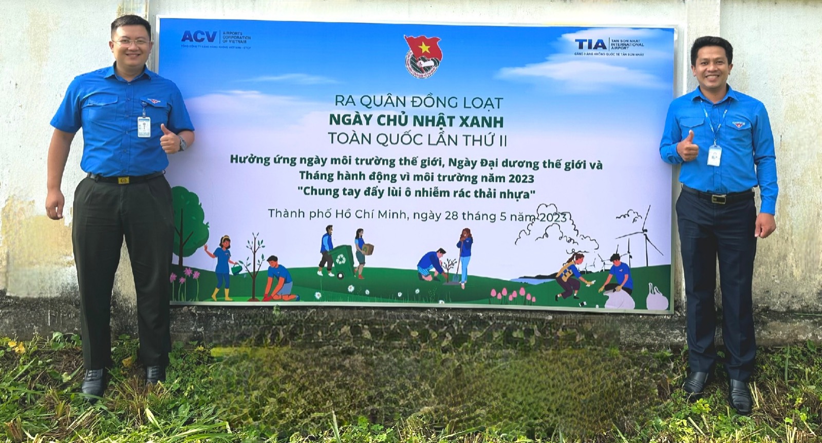 Đoàn viên, thanh niên Cảng HKQT Tân Sơn Nhất ra quân hưởng ứng "Chương trình Ngày Chủ nhật xanh toàn quốc" lần thứ II|LOCAL_PATH:crawled_data/images/featured_e7a444041360.jpg
