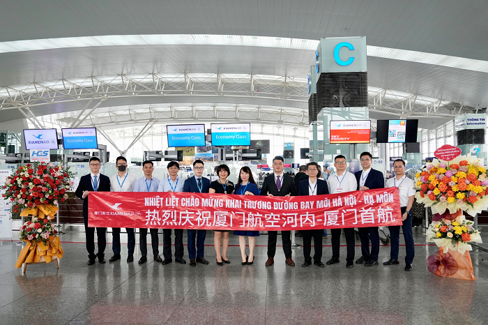 Cảng HKQT Nội Bài chào đón hãng hàng không Xiamen Airlines mở đường bay quốc tế đến Hà Nội|LOCAL_PATH:crawled_data/images/featured_ea4bcf45e463.png