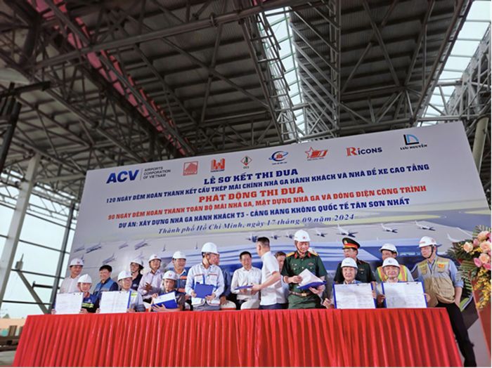 ACV phát động thi đua “90 ngày đêm hoàn thành hạng mục kết cấu thép mái nhà ga T3 - Cảng HKQT Tân Sơn Nhất”|LOCAL_PATH:crawled_data/images/featured_ec23fc087d67.png