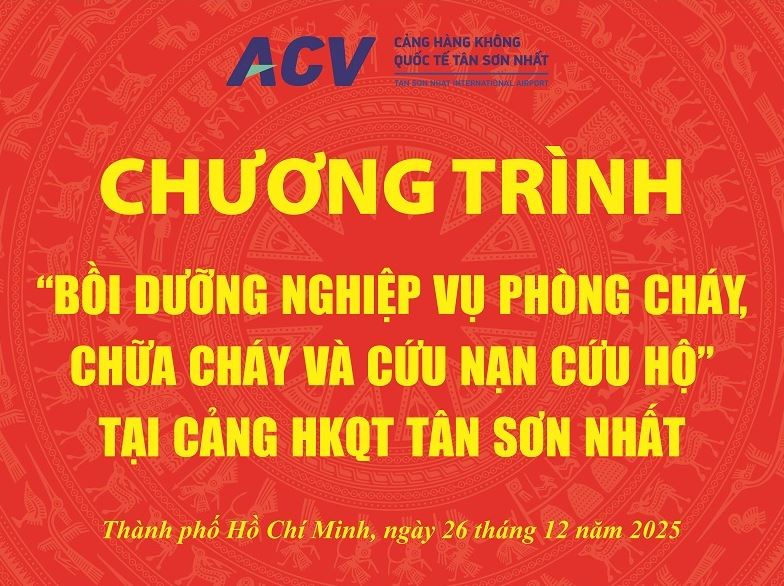 Cảng HKQT Tân Sơn Nhất tổ chức khóa “Bồi dưỡng nghiệp vụ phòng cháy, chữa cháy, cứu nạn, cứu hộ cho lực lượng chữa cháy chuyên ngành” năm 2025|LOCAL_PATH:crawled_data/images/featured_ed3137cea579.jpg