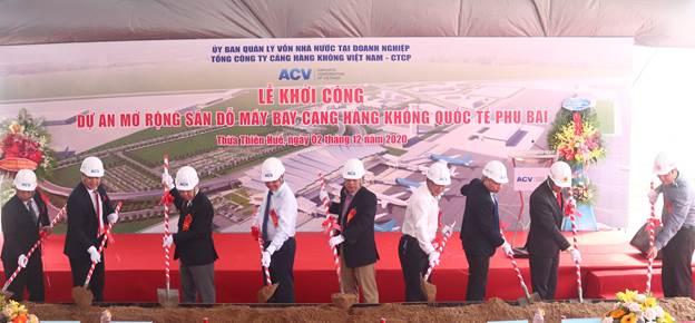 Khởi công dự án mở rộng sân đỗ máy bay Cảng HKQT Phú Bài|LOCAL_PATH:crawled_data/images/featured_f0c2557bb733.jpg