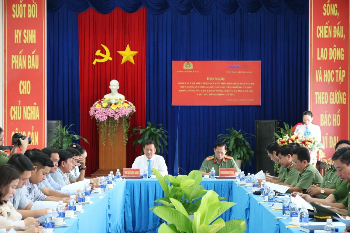 Cảng hàng không Cà Mau tổ chức Hội nghị sơ kết 02 năm thực hiện  Quy chế phối hợp với Công an tỉnh Cà Mau|LOCAL_PATH:crawled_data/images/featured_fe5d4bca9112.jpg