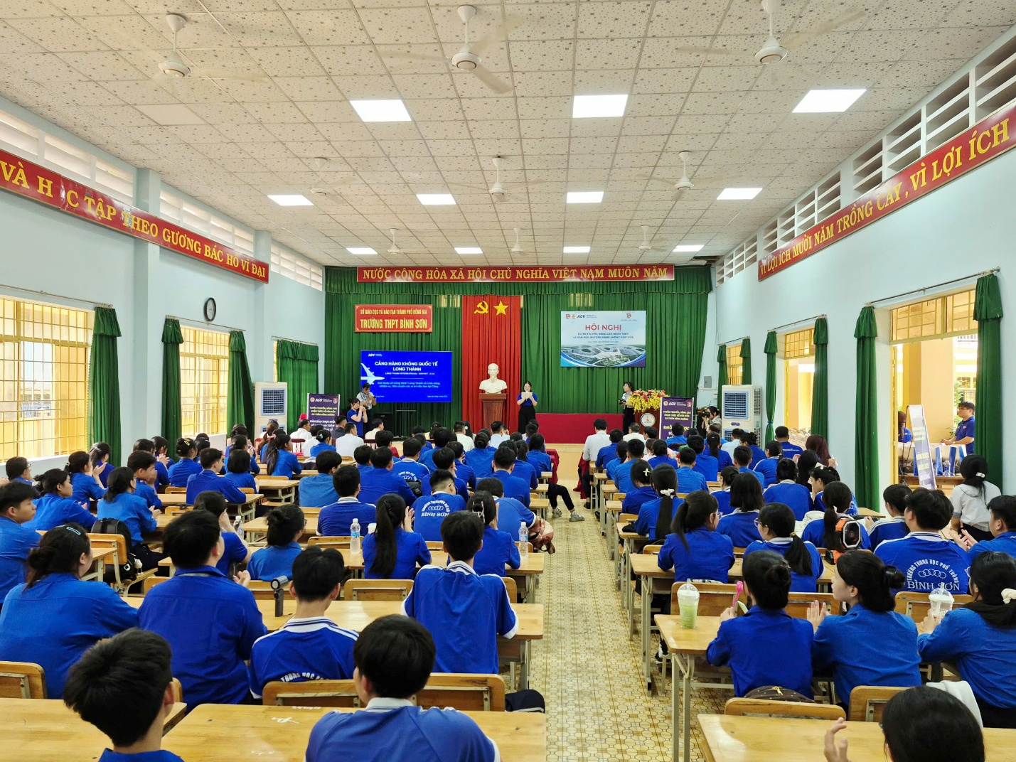 Công đoàn - Đoàn Thanh niên ACV lan tỏa văn hóa an toàn hàng không tại khu vực lân cận Cảng HKQT Long Thành