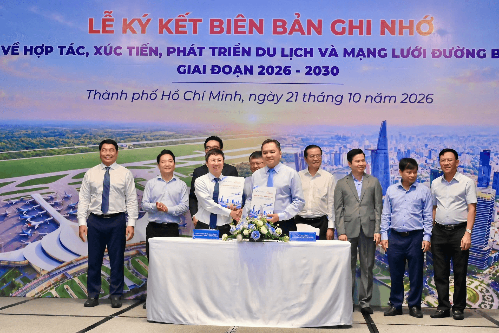 ACV và Sở Du lịch TP. Hồ Chí Minh ký kết hợp tác xúc tiến du lịch, thương mại và phát triển mạng lưới đường bay giai đoạn 2026–2030