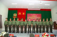 CÔNG BỐ QUYẾT ĐỊNH TUYỂN CHỌN NHÂN VIÊN AN NINH HÀNG KHÔNG CẢNG HÀNG KHÔNG CÔN ĐẢO VÀO  LỰC LƯỢNG CÔNG AN NHÂN DÂN