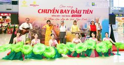 CHÀO ĐÓN CHUYẾN BAY ĐẦU TIÊN ĐỒNG HỚI - CAM RANH CỦA SUN PHUQUOC AIRWAYS