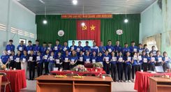 CẢNG HKQT LIÊN KHƯƠNG TUYÊN TRUYỀN VĂN HÓA AN TOÀN HÀNG KHÔNG TẠI XÃ TÂN HỘI