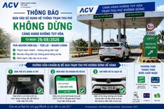 BẮT ĐẦU TỪ 29/08/2026, CHÍNH THỨC ÁP DỤNG THU PHÍ KHÔNG DỪNG VÀ THU PHÍ KHÔNG DÙNG TIỀN  MẶT TẠI CHK TUY HÒA