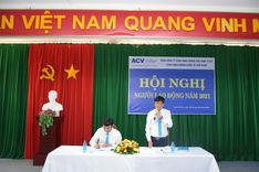 CẢNG HÀNG KHÔNG QUỐC TẾ CAM RANH TỔ CHỨC HỘI NGHỊ NGƯỜI LAO ĐỘNG NĂM 2021
