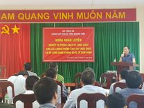 Tổ chức tuyên truyền, huấn luyện nghiệp vụ phòng cháy và chữa cháy cho lực lượng PCCC cơ sở Cảng Hàng Không Quốc Tế Cam Ranh.