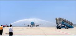 CẢNG HÀNG KHÔNG QUỐC TẾ CAM RANH CHÀO ĐÓN ĐƯỜNG BAY MỚI CAM RANH – PHÚ QUỐC CỦA HÃNG HÀNG KHÔNG QUỐC GIA VIETNAM AIRLINES