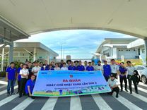 Đoàn thanh niên Cảng hàng không quốc tế Cam Ranh ra quân “Ngày Chủ nhật xanh” lần thứ II