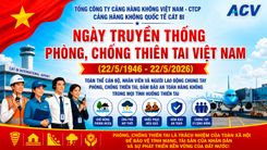 Cảng HKQT Cát Bi hưởng ứng tuần lễ quốc gia phòng, chống thiên tai năm 2026