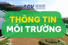 Công khai thông tin môi trường tại Cảng hàng không quốc tế Cần Thơ