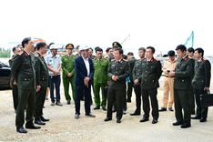 Thiếu tướng Bùi Quang Bình, Giám đốc CATP Hải Phòng kiểm tra Cảng HKQT Cát Bi, định hướng nâng cao năng lực bảo đảm an ninh hàng không