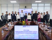 Tập đoàn Dubai National Air Travel Agency đến tham quan khảo sát tại Cảng hàng không quốc tế Đà Nẵng