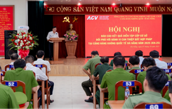Cảng hàng không quốc tế Đà Nẵng tổ chức diễn tập khẩn nguy cấp cơ sở năm 2025