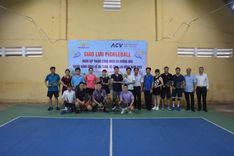 Giao lưu pickleball Cảng hàng không quốc tế Đà Nẵng và Nhà máy A32 – Quân chủng Phòng không-không quân
