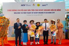 Cảng HKQT Đà Nẵng chào đón đường bay mới Singapore – Đà Nẵng của hãng hàng không giá rẻ Scoot Airlines
