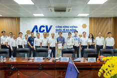 Cảng HKQT Đà Nẵng trao đổi với Accenture Japan về định hướng vận hành Nhà ga hàng hóa thông minh
