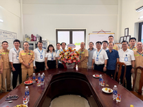 Lãnh đạo Trung tâm Điều hành sân bay Đà Nẵng thăm, chúc mừng lực lượng PCCC&CNCH nhân Ngày toàn dân Phòng cháy, chữa cháy 4/10 