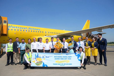 CẢNG HÀNG KHÔNG THỌ XUÂN: KHAI TRƯƠNG ĐƯỜNG BAY VIETRAVEL AIRLINE VÀ KẾT NỐI QUẢNG BÁ NÔNG SẢN OCOP THANH HÓA