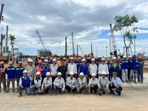 Cảng HKQT Đà Nẵng lan tỏa sự quan tâm đến người lao động trên công trường dự án nhà ga hàng hóa 
